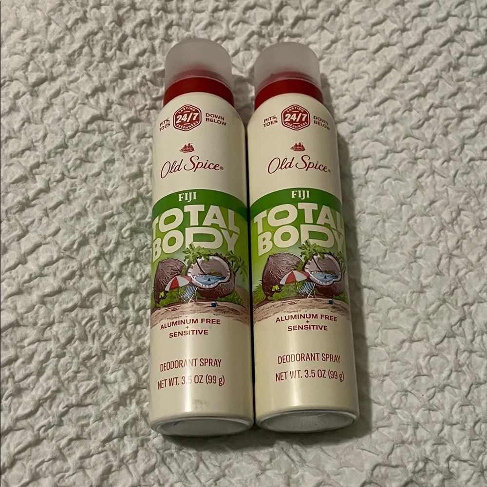 NWT Old Spice Deodorant Spray Fiji Total Body